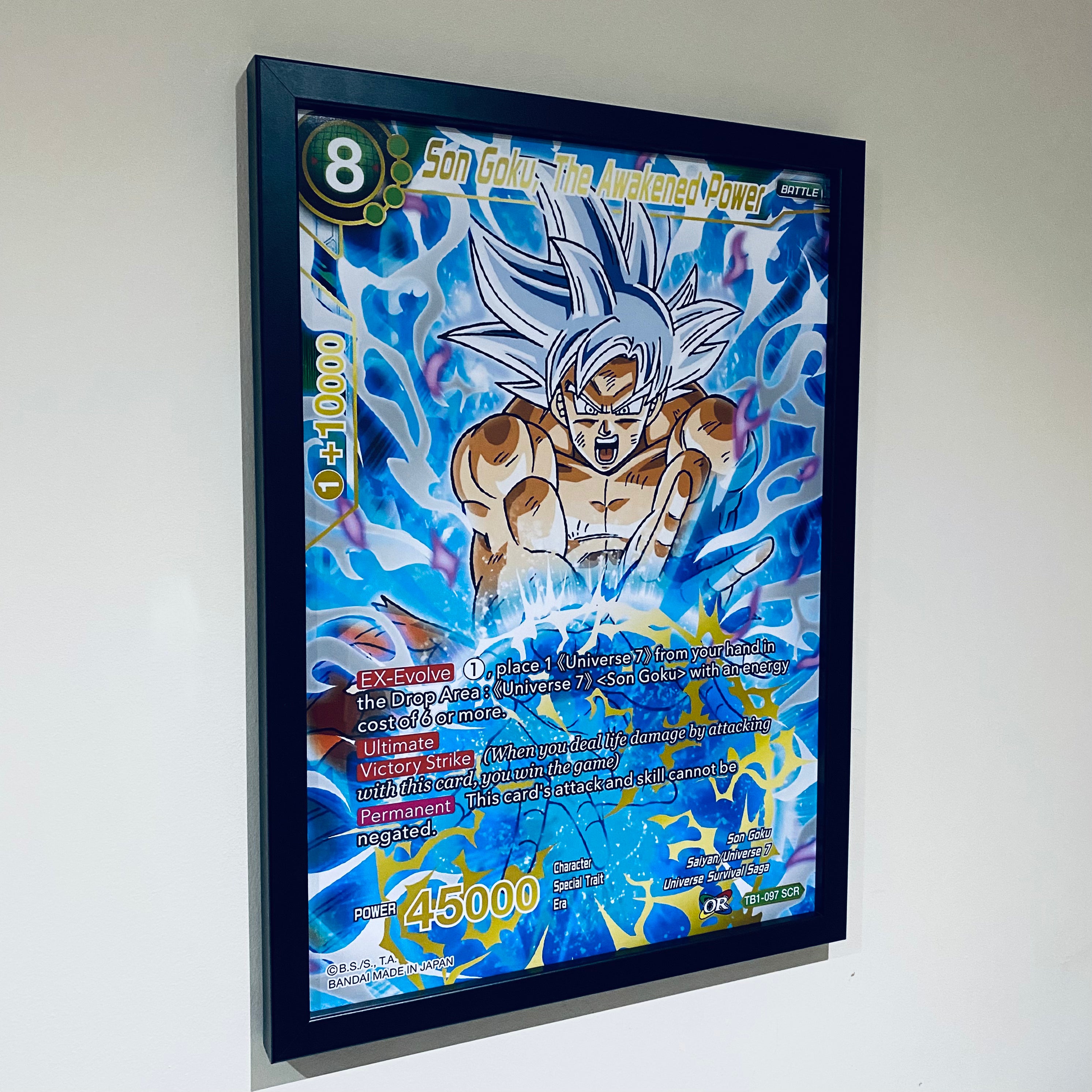 Son Goku, The Awakened Power TB1-097 SCR Poster Print - Frame Options