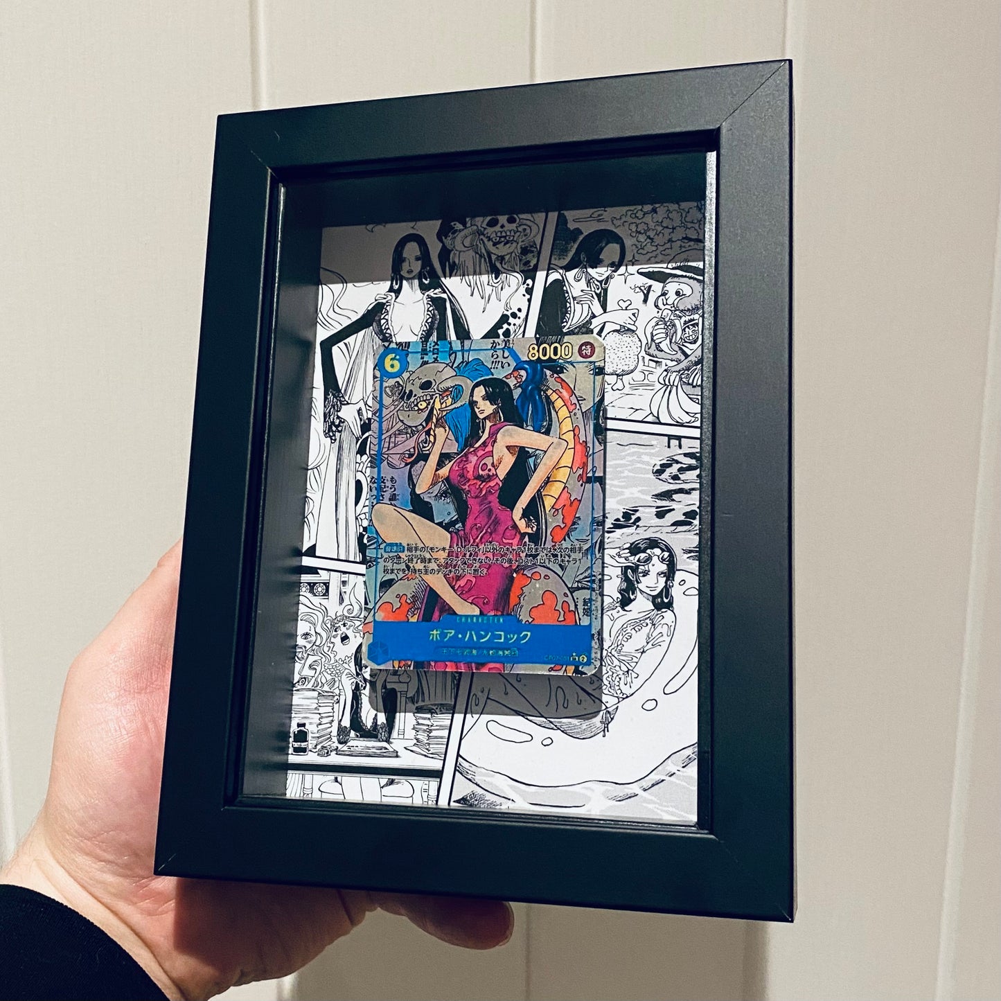 One Piece Manga Boa Hancock 3D Art Frame