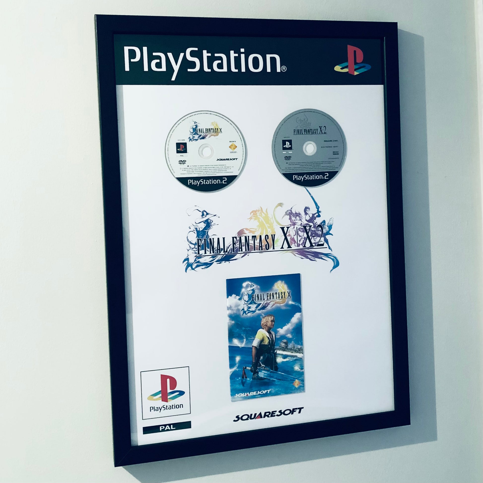 Final Fantasy x x-2 Themed frame dual edition, poster, Final Fantasy, Gaming, Nostalgia