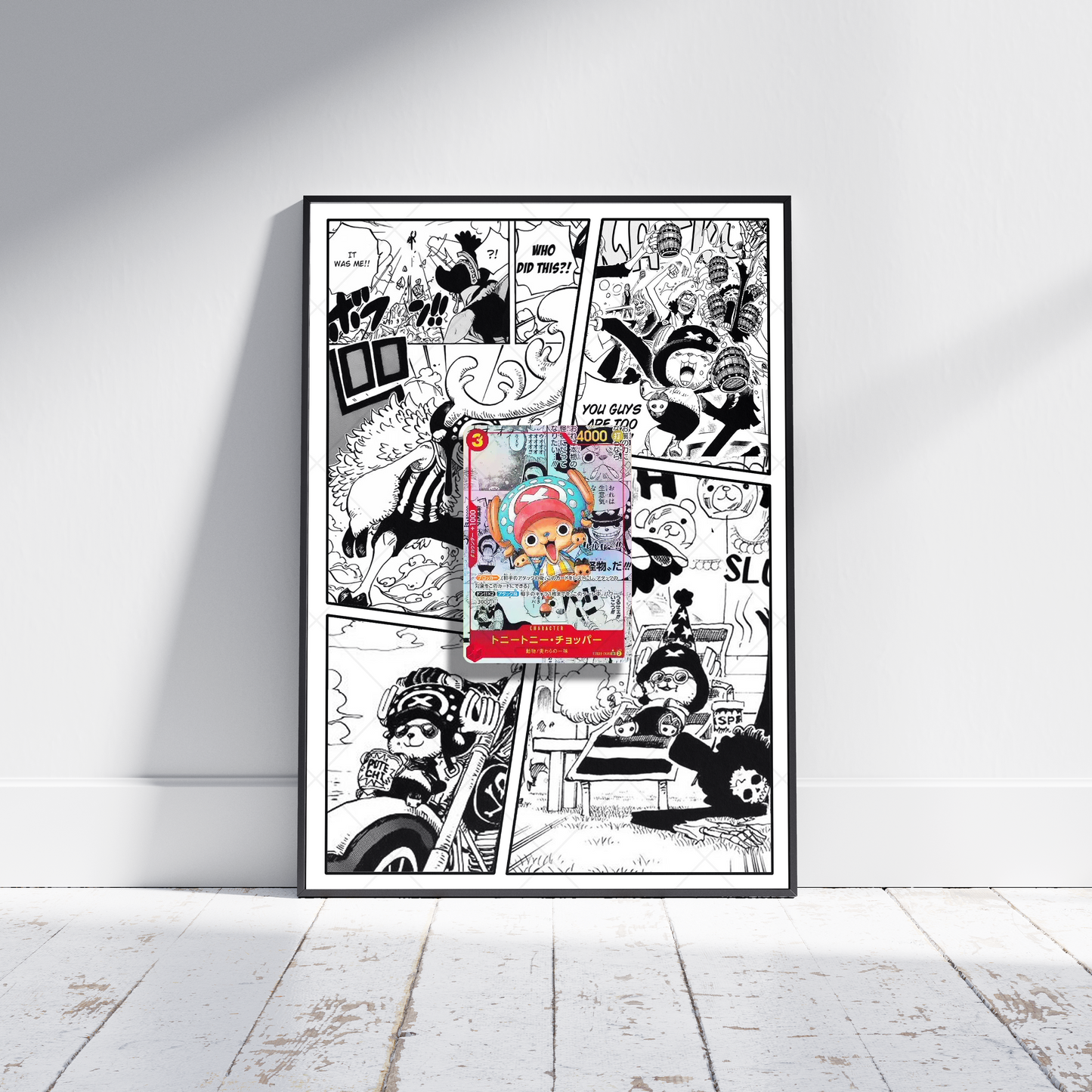 One Piece Manga Tony Tony Chopper 3D Art Frame