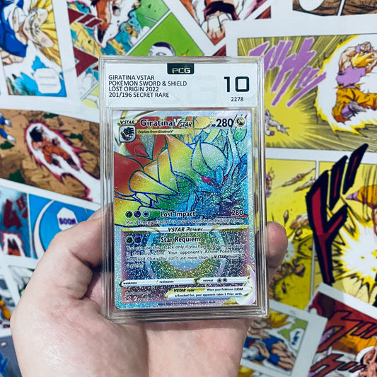 Pokemon Giratina SR VSTAR 201/196 Graded Pristine 10