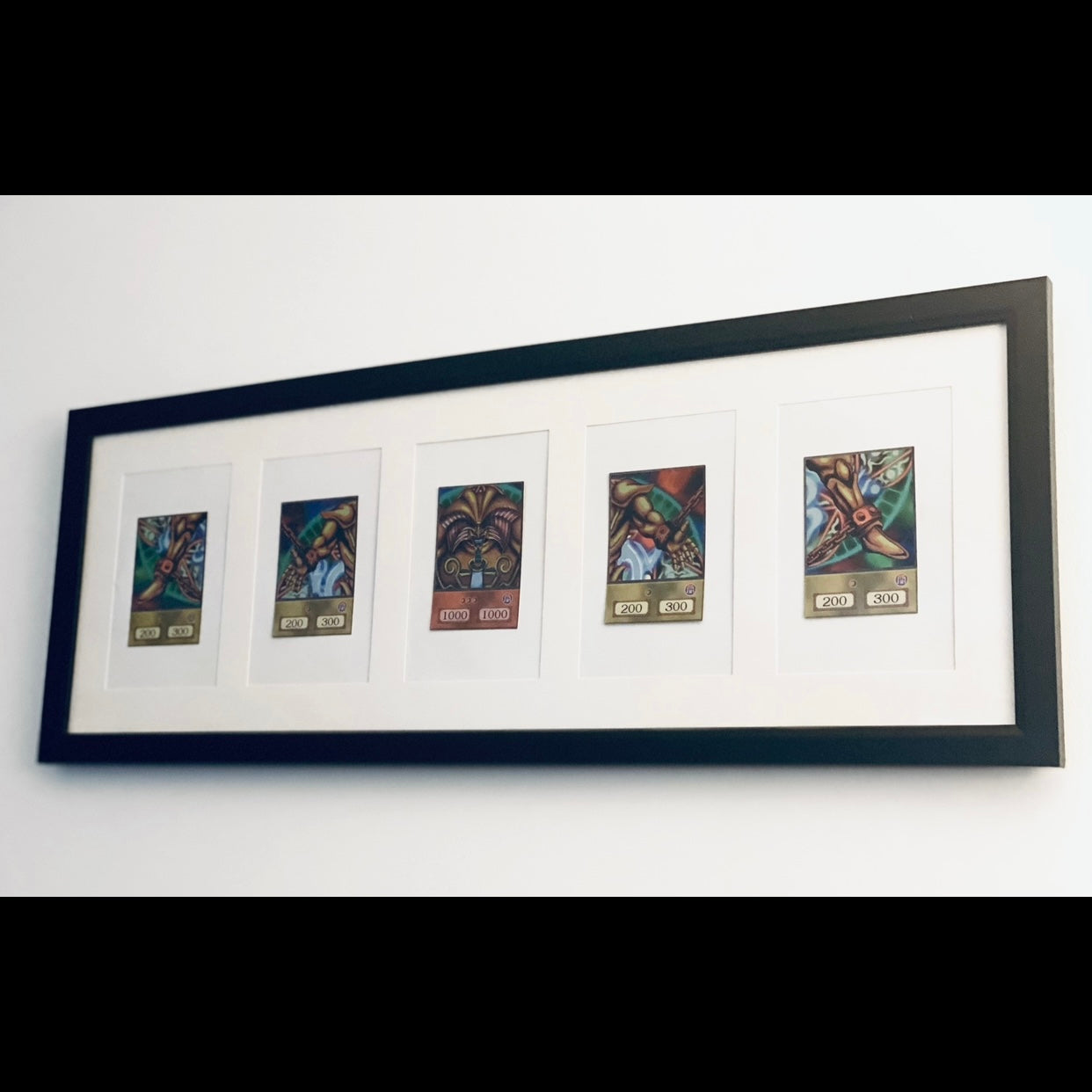 Yu-Gi-Oh! The Forbidden One Exodia Framed Cards, YuGiOh, Anime, Trading Cards, TCG