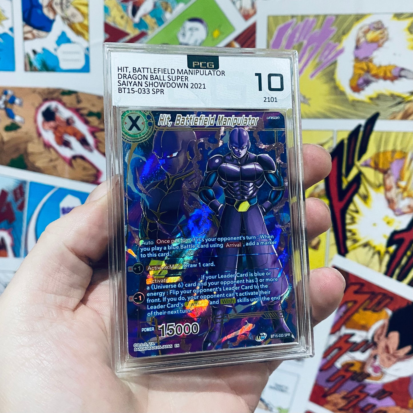 Dragon Ball Super Hit Battlefield Manipulator BT15-033 SPR Pristine 10