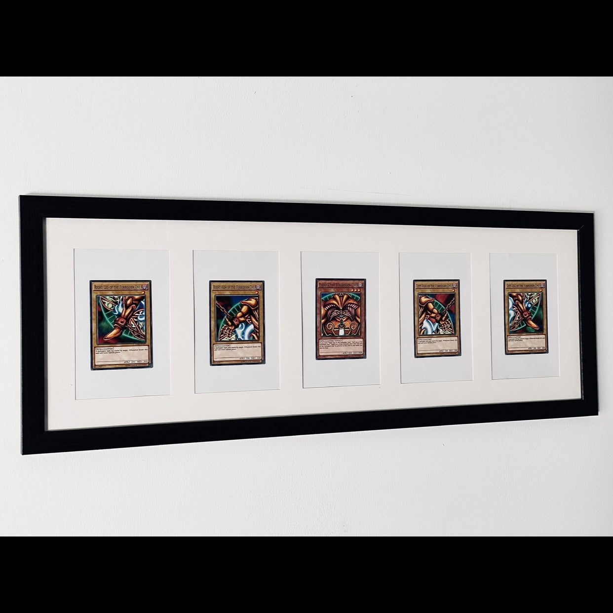 Yu-Gi-Oh! The Forbidden One Exodia Framed Cards, YuGiOh, Anime, Trading Cards, TCG