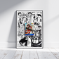 One Piece Manga Sogeking 3D Art Frame