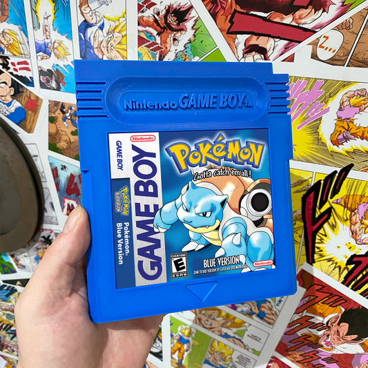 Pokemon Blue Jumbo 3D Printed Gameboy Cartridge