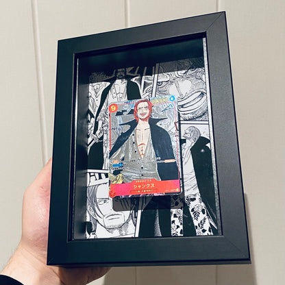 One Piece Manga Shanks 3D Art Frame