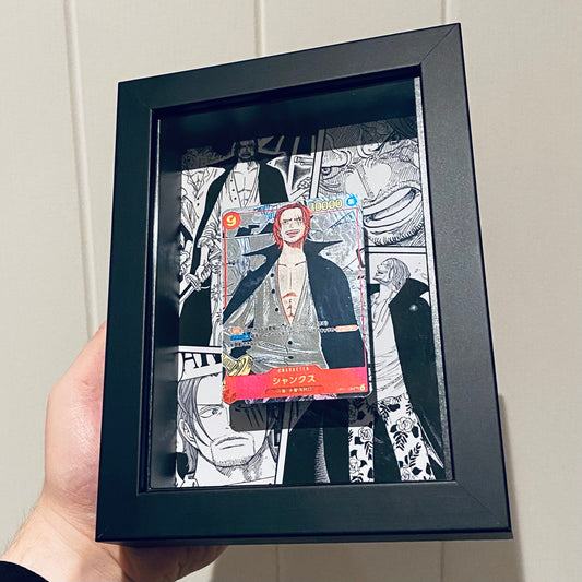 One Piece Manga Shanks 3D Art Frame