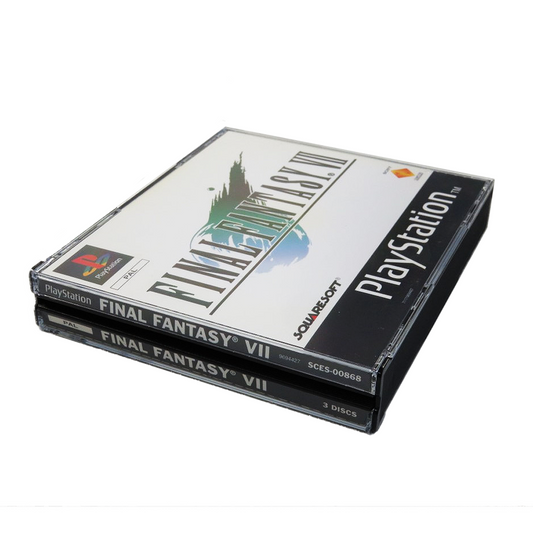 PlayStation Disc Jewel Case 3 Disc (Final Fantasy VII Sleeves) No Game