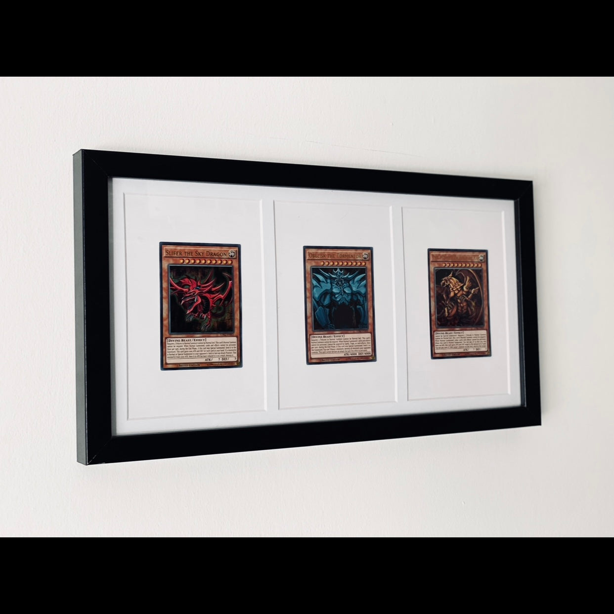 Yu-Gi-Oh! God Cards Framed Display, YuGiOh, Anime, TCG, Trading Cards