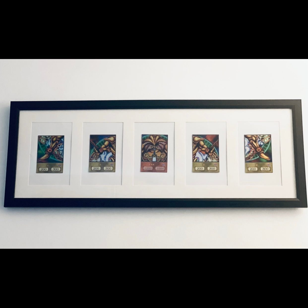 Yu-Gi-Oh! The Forbidden One Exodia Framed Cards, YuGiOh, Anime, Trading Cards, TCG