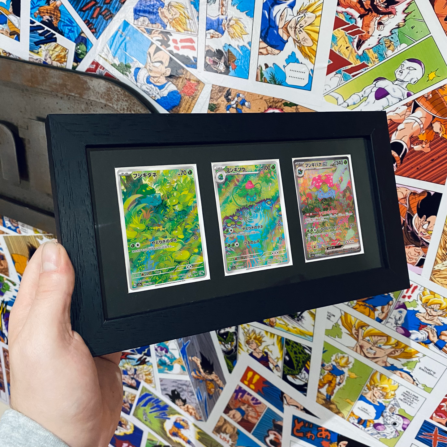 Pokemon 151 Japanese Leaf Starter Card Frame