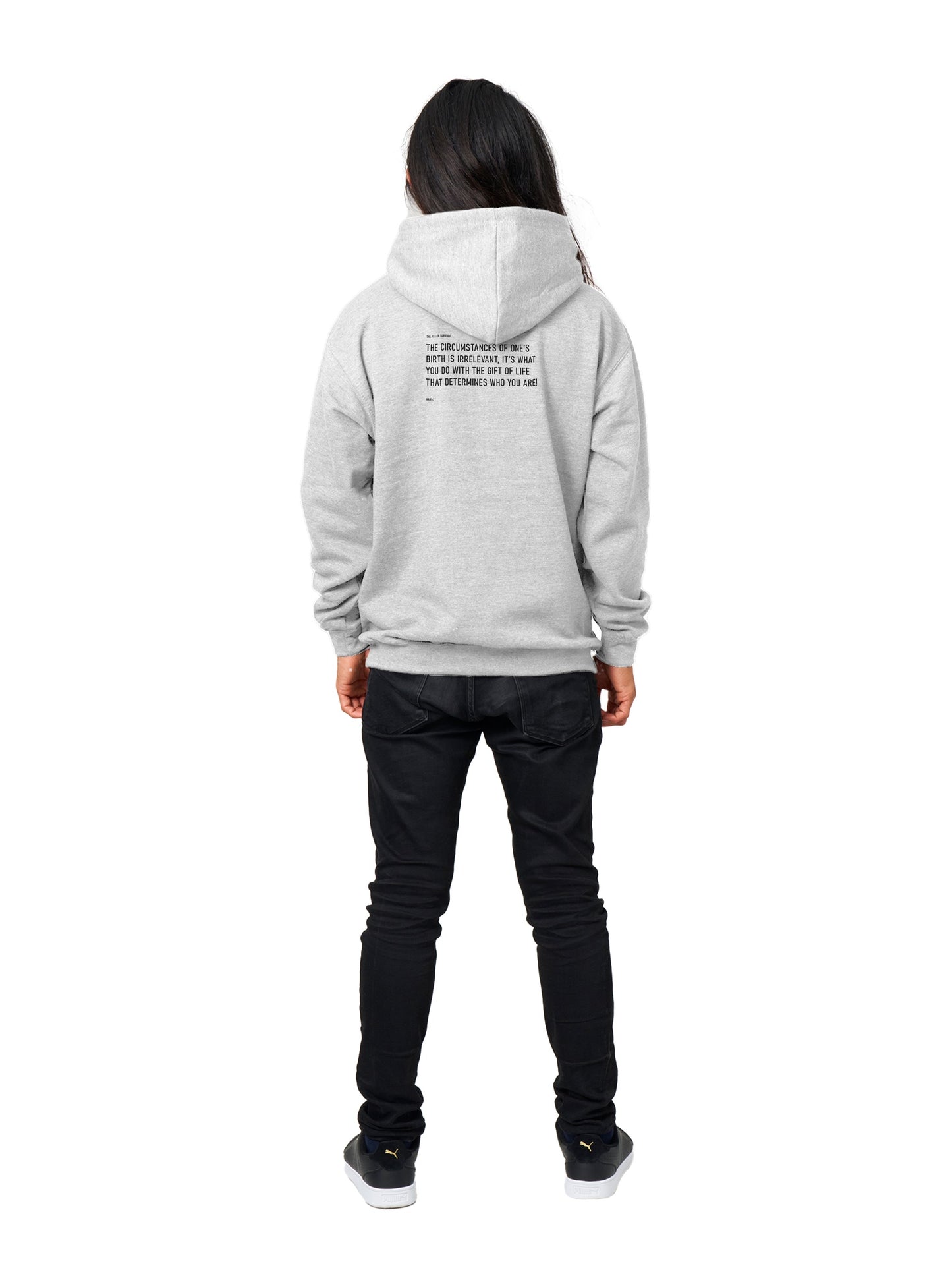 NARkZ - The Art of Survival - Hoodie - Mewtwo Quote