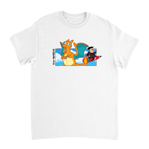 Kim's Charizard @TheWilks69 Merch - Tee, Collab, Crossover, Pokemon, Clothing