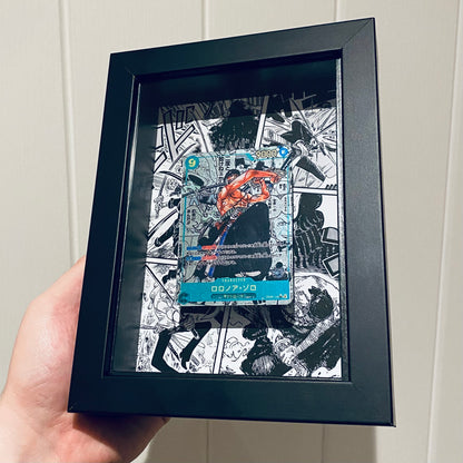 One Piece Manga Zoro 3D Art Frame