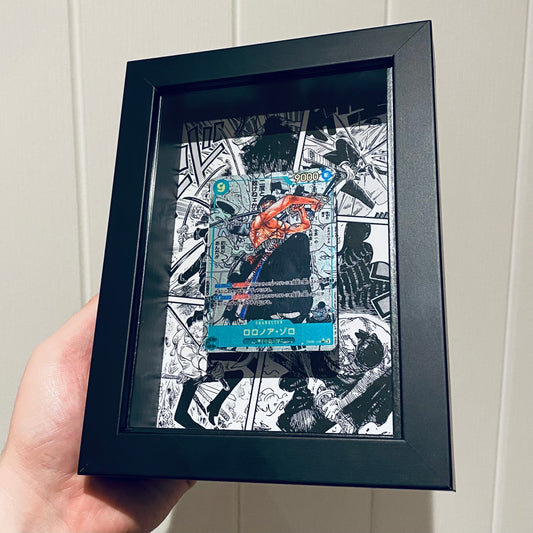 One Piece Manga Zoro 3D Art Frame