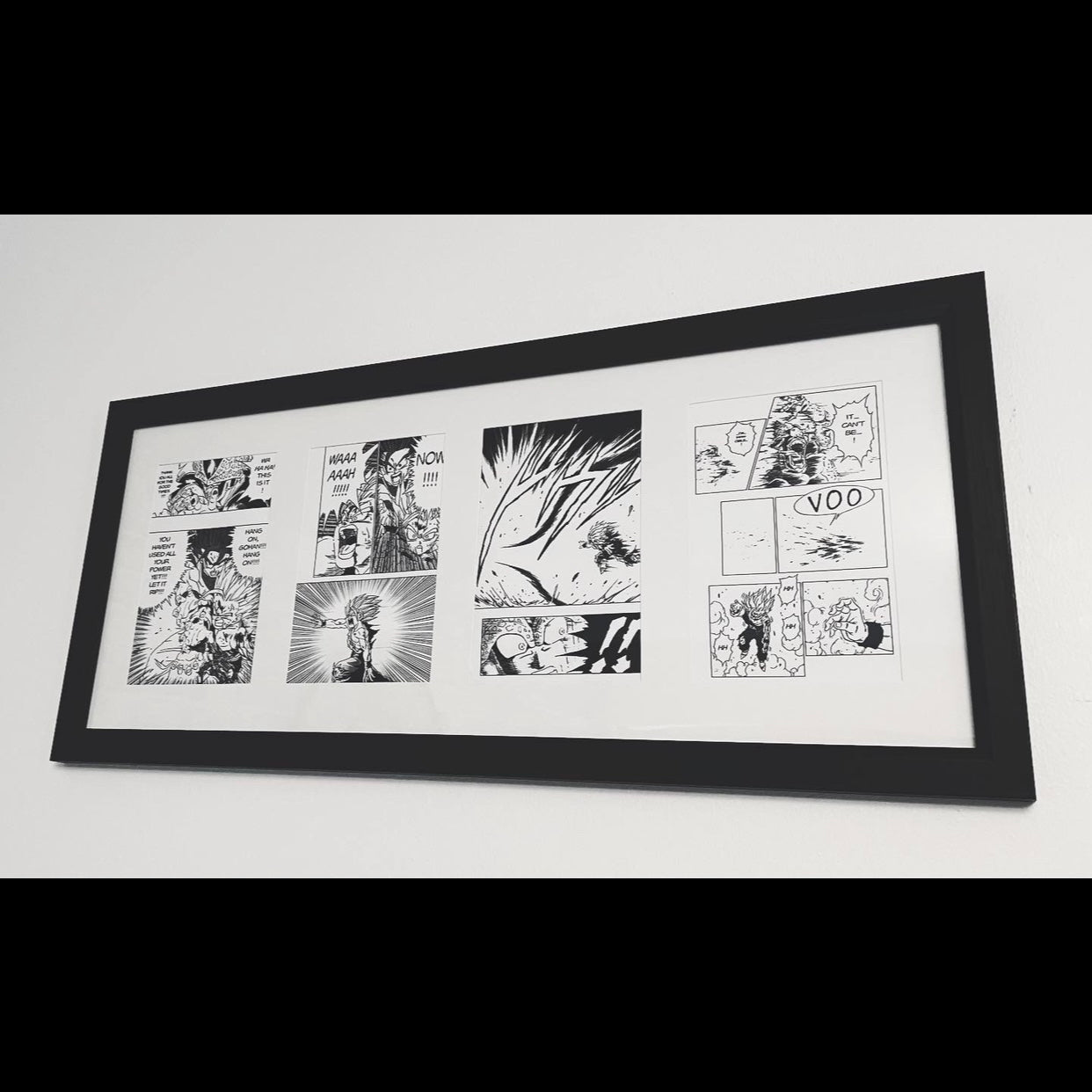 Dragonball z Manga poster print, Manga, Anime, Black and white, DBZ, Pane images, Comic