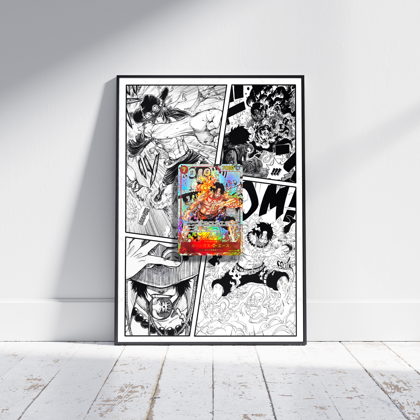 One Piece Manga Ace 3D Art Frame