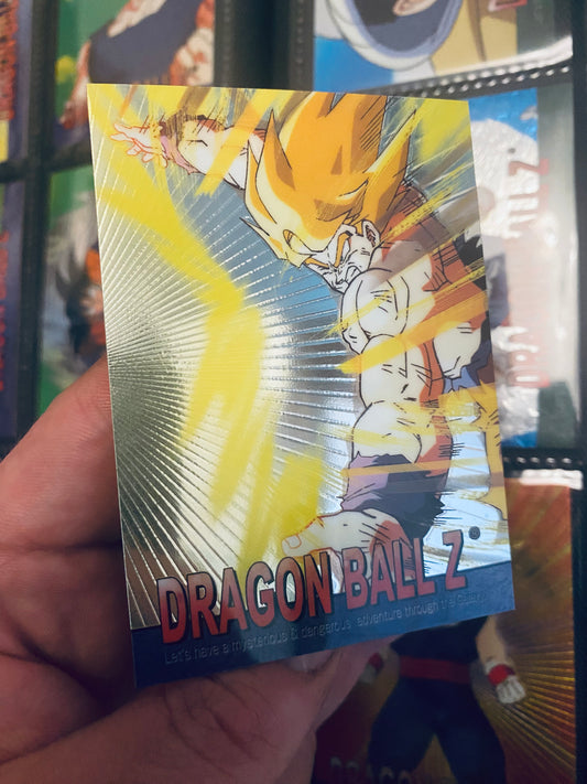 Dragonball Z full chromioum set and binder, TCG, DBZ, Trading cards, 80 piece set, Vintage, 2000, Mint condition.