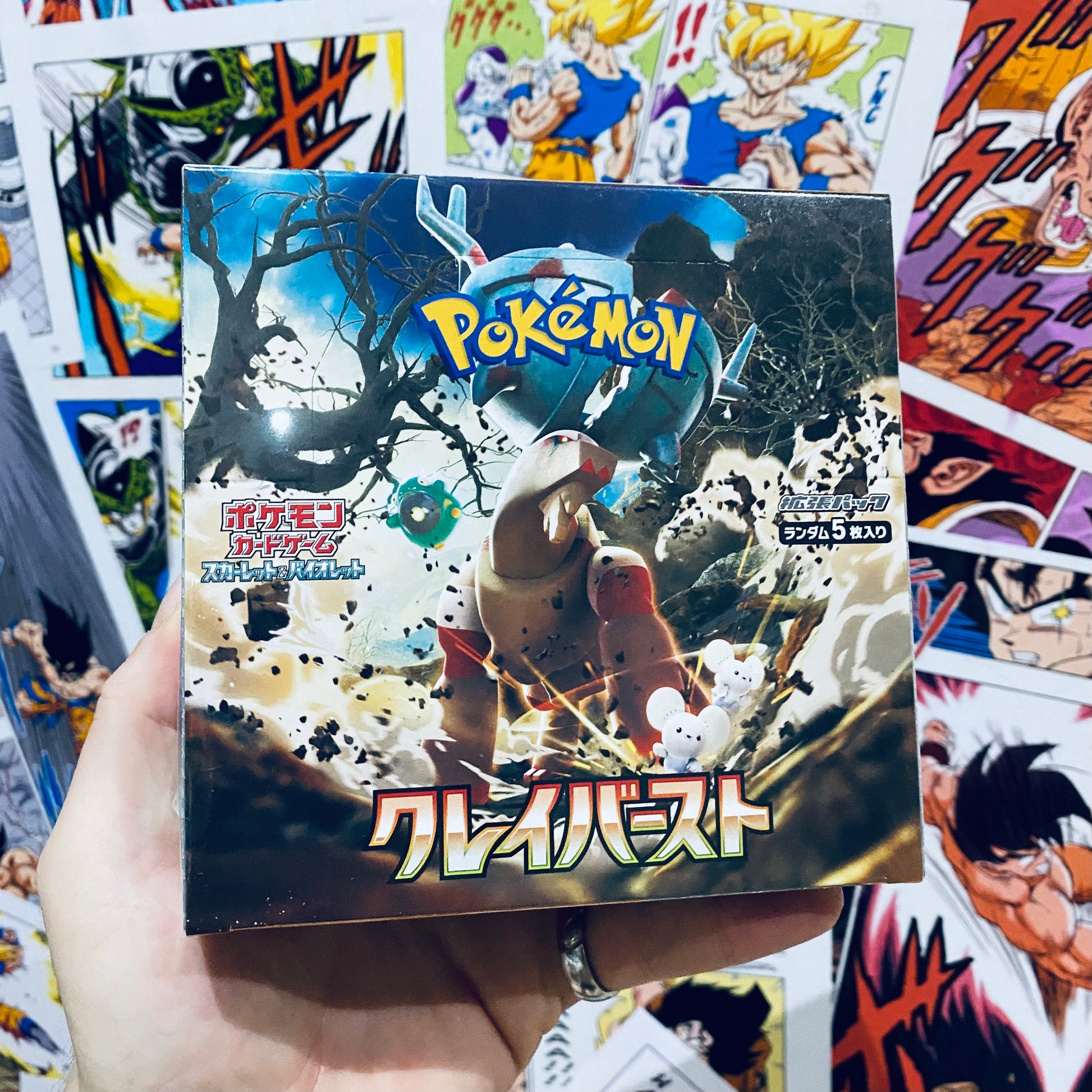 Pokemon Clay Burst SV2D Japanese Booster Box, Full booster, Sealed, Pokemon, TCG, Trading Cards