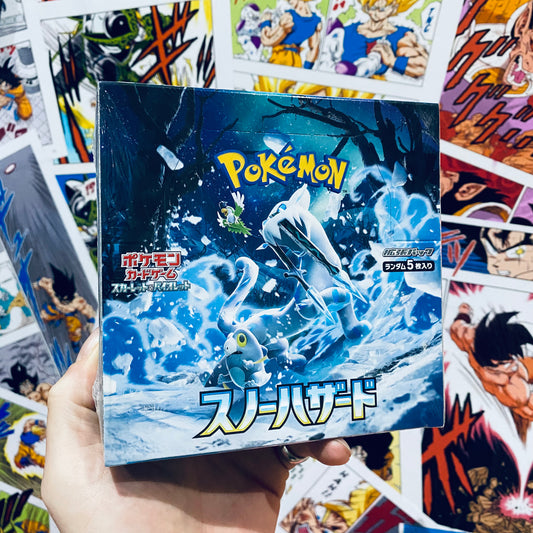 Pokemon Snow Hazard SV2P Japanese Booster Box, Full booster, Sealed, Pokemon, TCG, Trading Cards