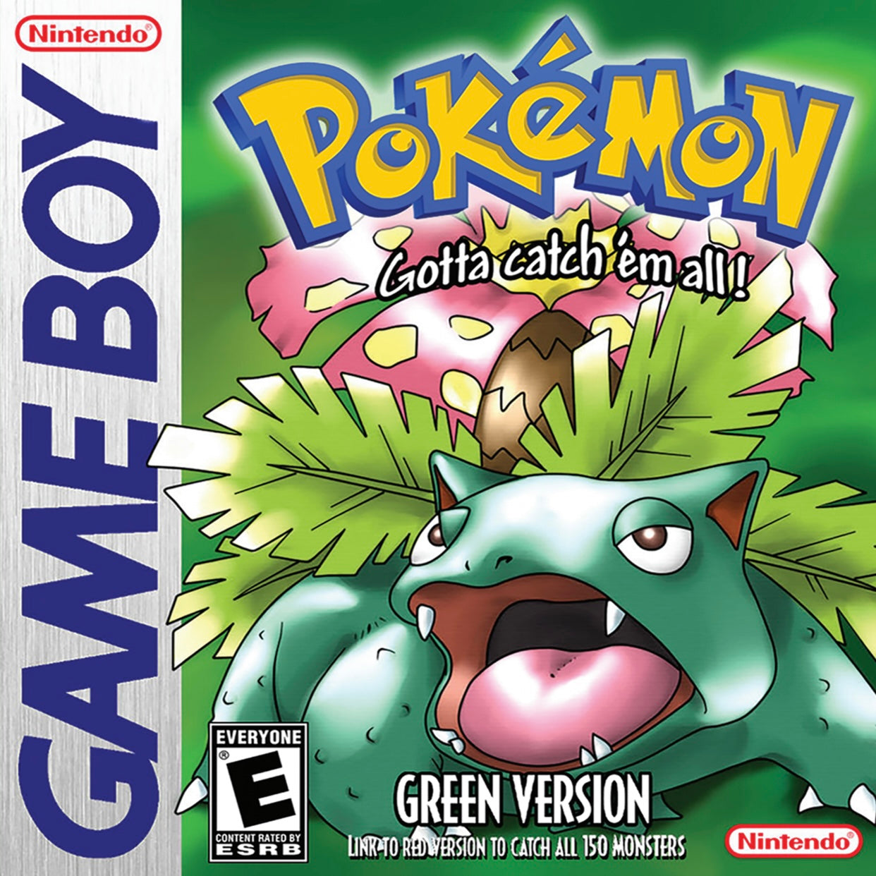 Pokemon Gameboy Cover Poster Print, Nostalgia, Pokemon, Gaming, Game