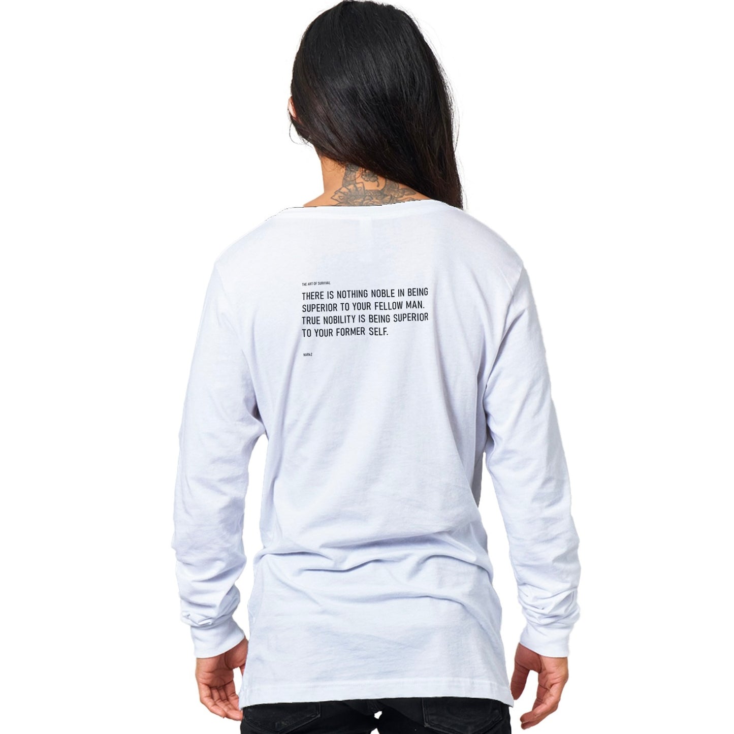 NARkZ - The Art of Survival - Long Sleeve Tee - Hemmingway Quote