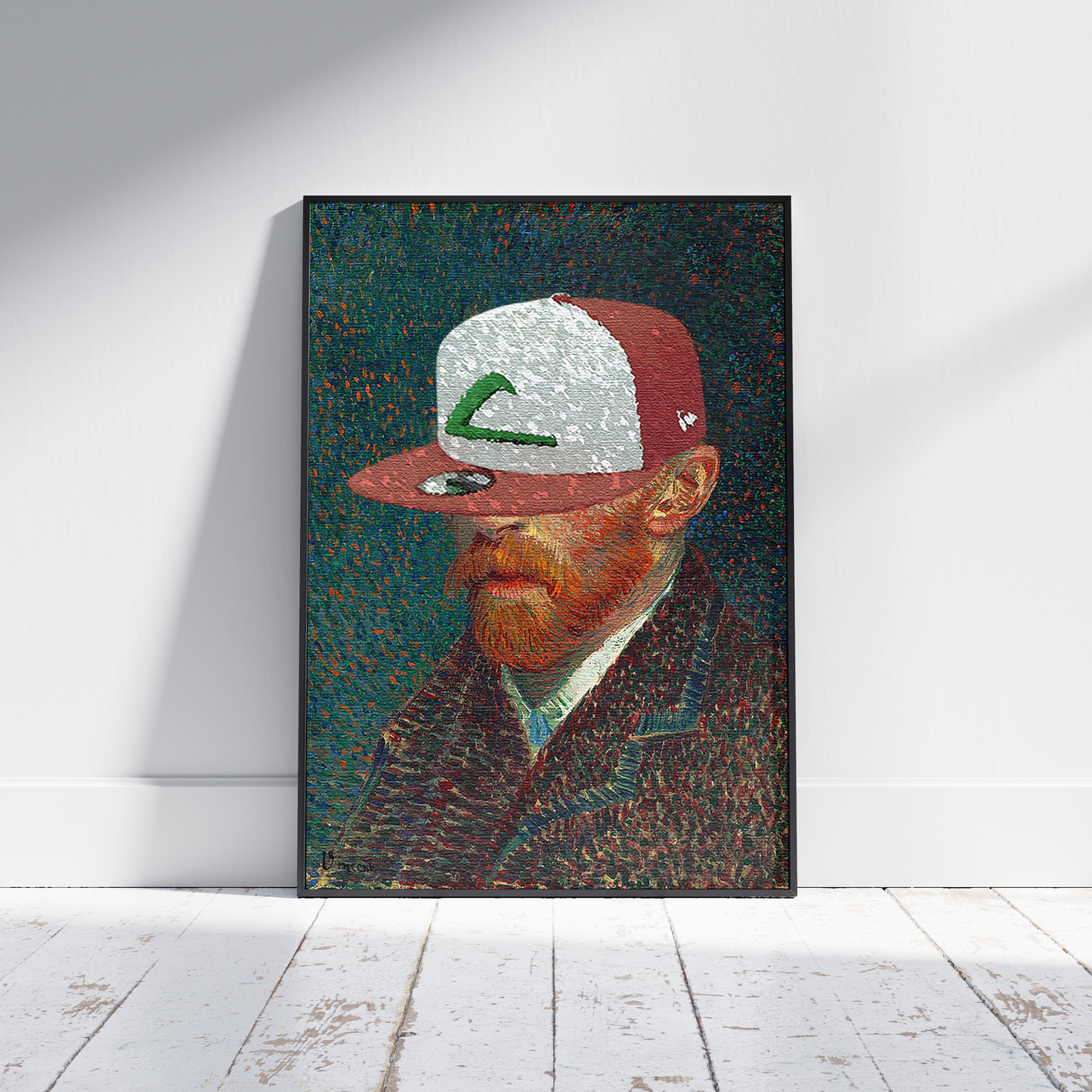 Framed Van Gogh (Vincent Van Ketchum) poster print. Pokemon, Artwork, Framed, Museum, Poster