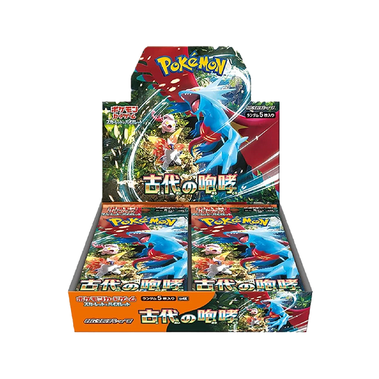 Pokemon Ancient Roar, SV4K Japanese Booster Box, Full booster, Sealed, Pokemon, TCG, Trading Cards