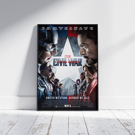 Marvel Movie Poster Captain America Civil War