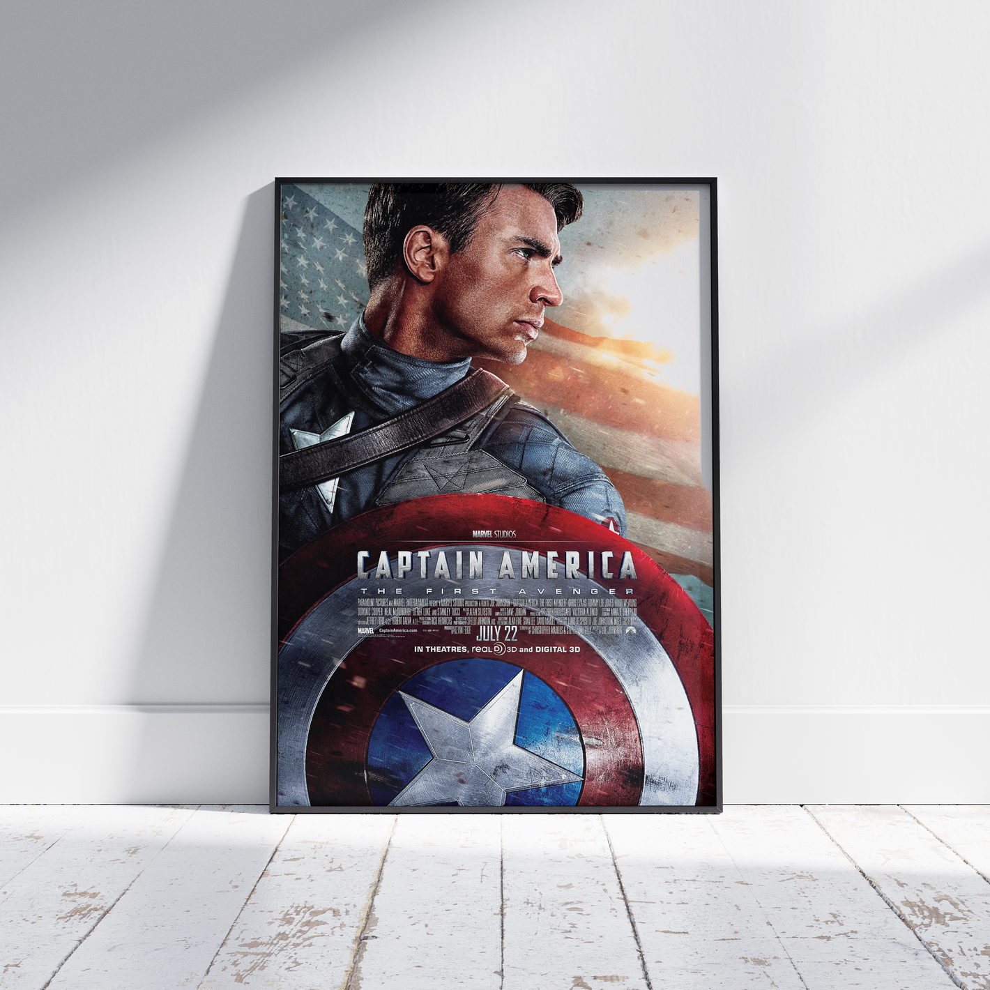 Marvel Movie Poster Captain America The First Avenger