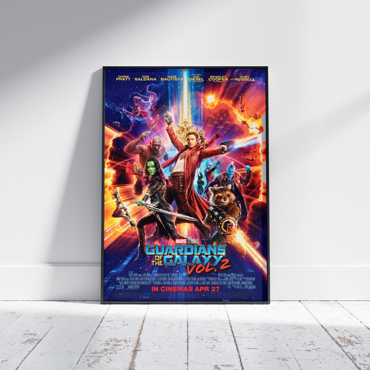 Marvel Movie Poster Guardians of the Galaxy Vol 2