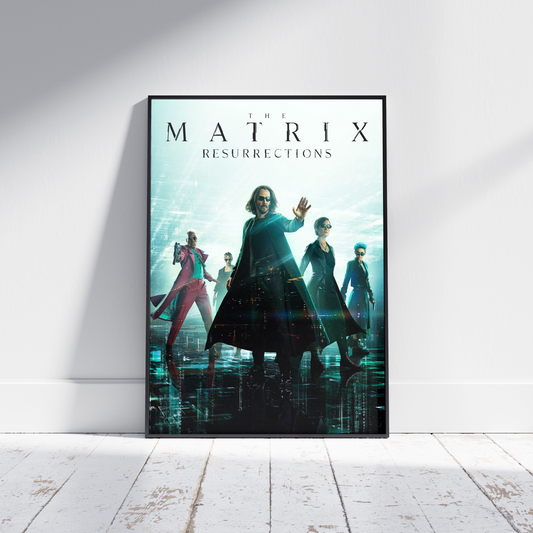 The Matrix Resurections Movie Poster Print - Framed Options