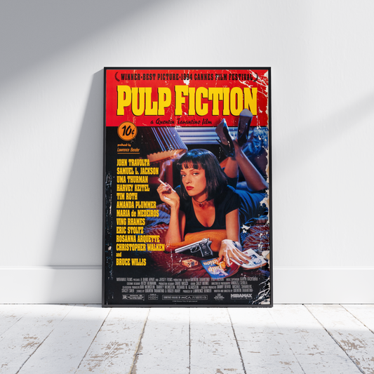 Pulp Fiction Movie Poster Print - Framed Options