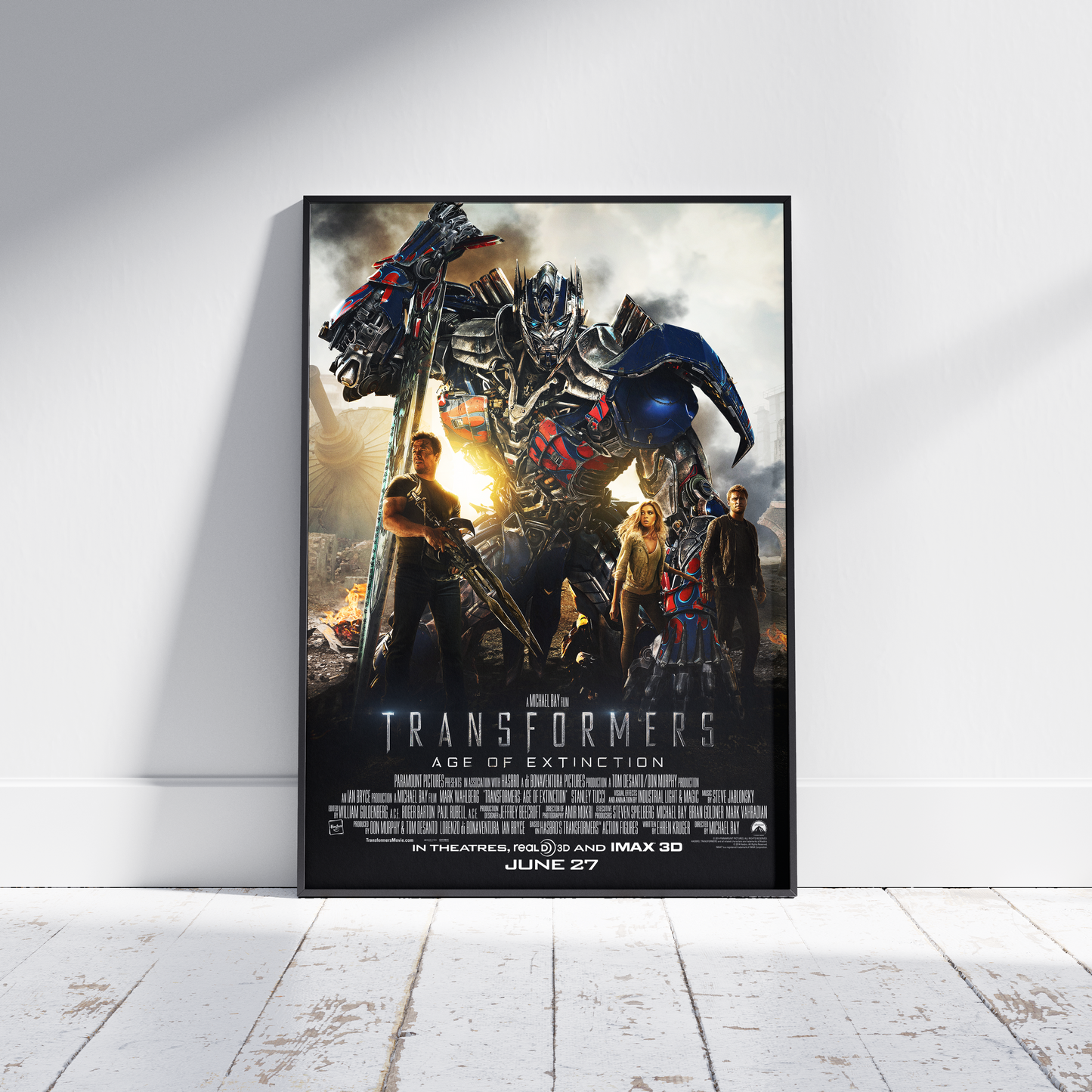 Transformers Age of Extinction Movie Poster Print - Framed Options