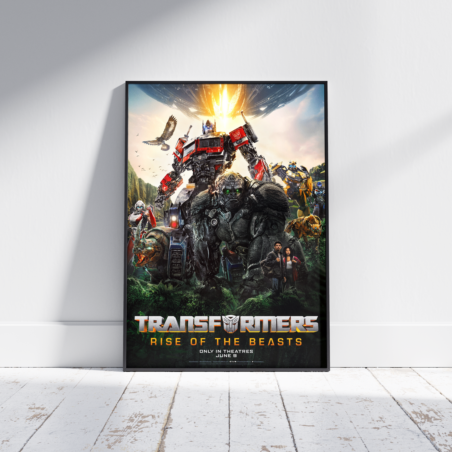 Transformers Rise of the Beasts Movie Poster Print - Framed Options