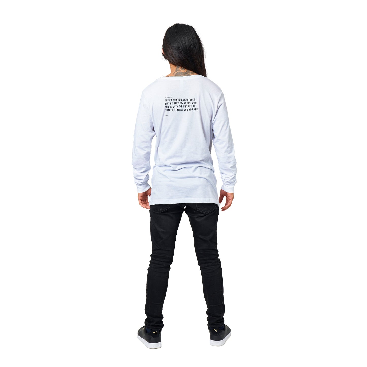 NARkZ - The Art of Survival Long Sleeve - Tee - Mewtwo Quote