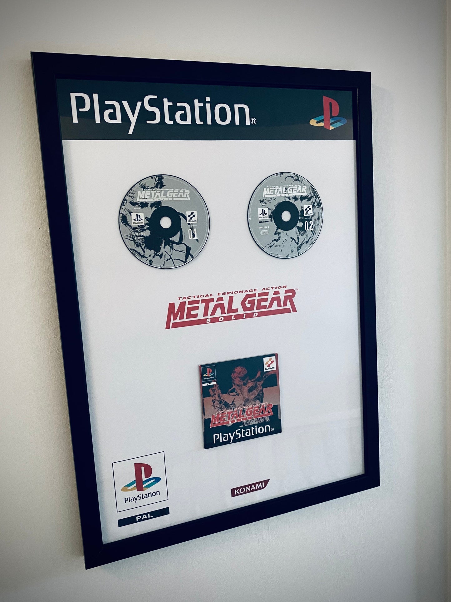 Metal Gear solid framed theme, poster, Gaming, Game, Nostalgia