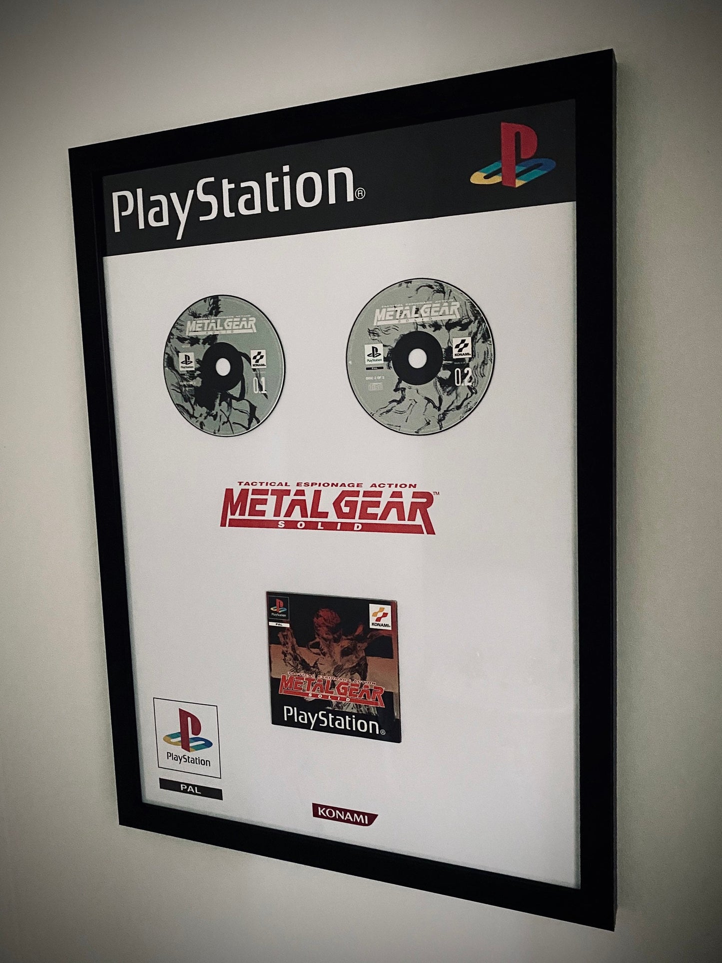 Metal Gear solid framed theme, poster, Gaming, Game, Nostalgia