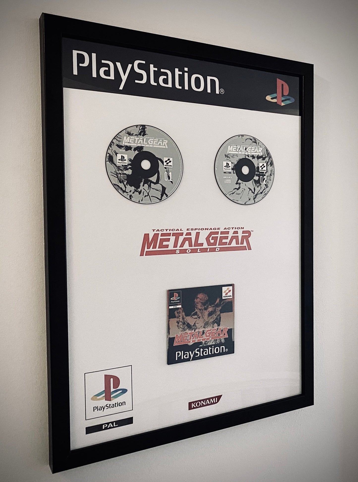 Metal Gear solid framed theme, poster, Gaming, Game, Nostalgia