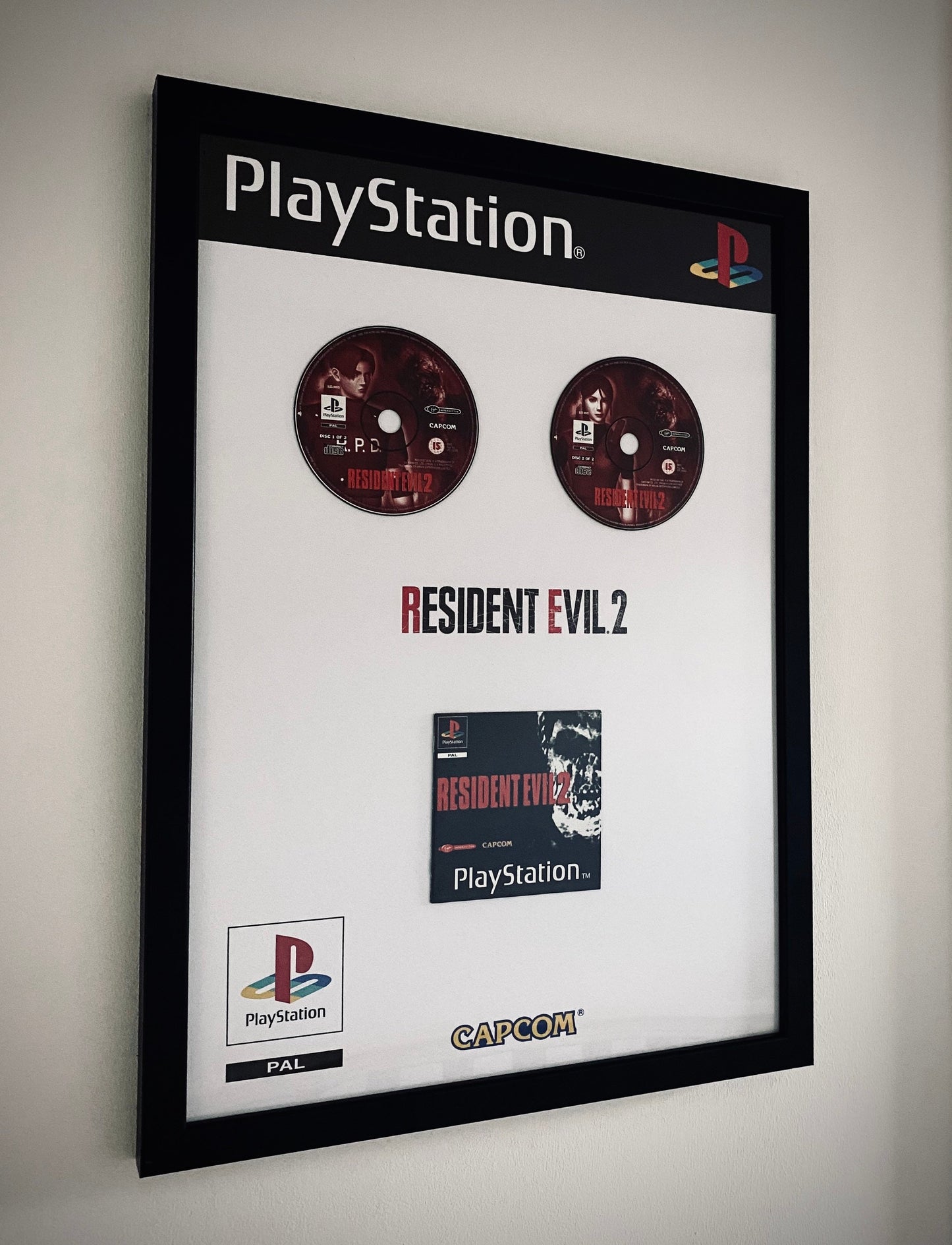 Resident Evil 2 Framed Theme (A2), Nostalgia, Posters, Gaming, Game