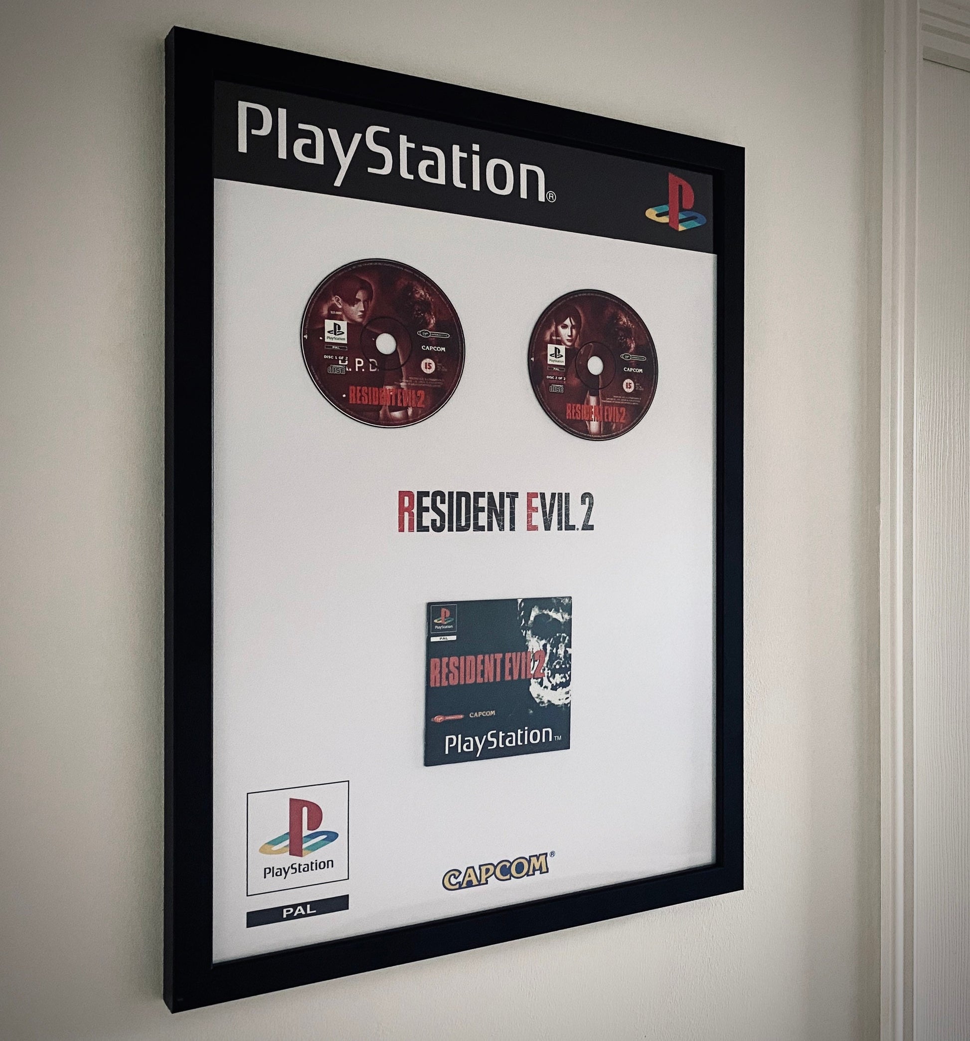 Resident Evil 2 Framed Theme (A2), Nostalgia, Posters, Gaming, Game