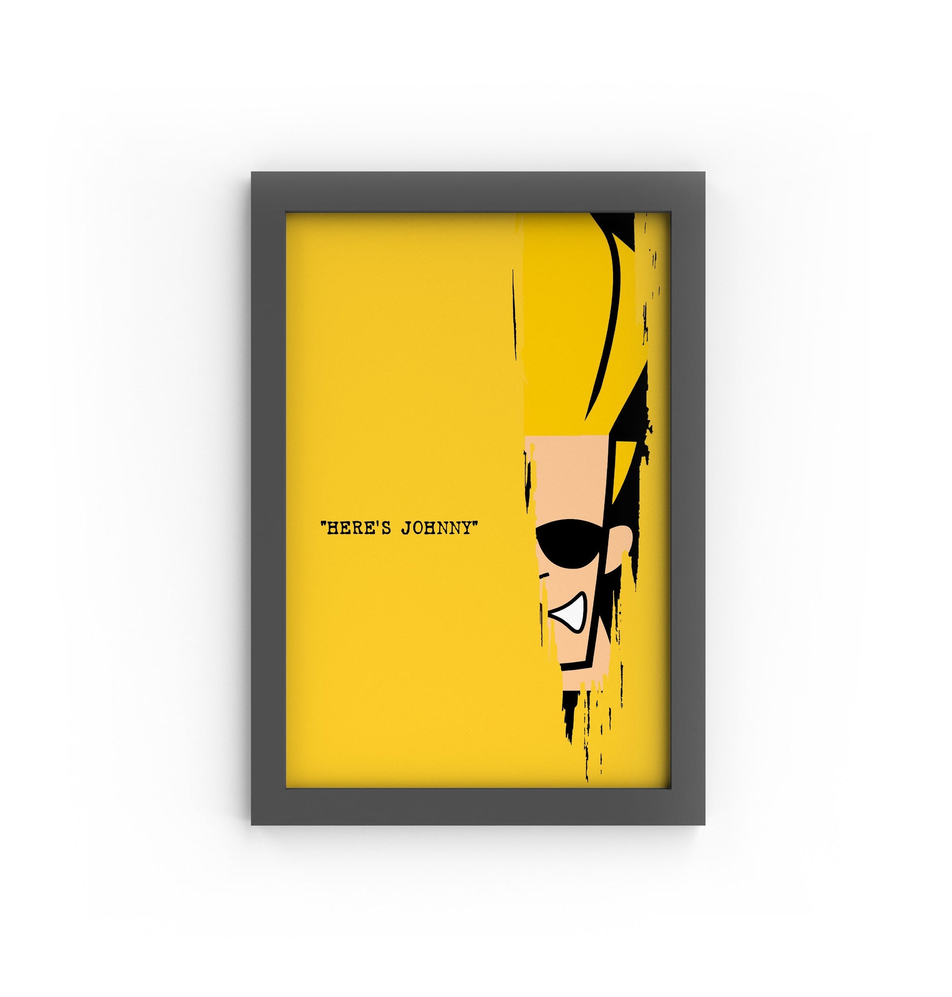 Johnny Bravo The Shining Doctor sleep Crossover Poster Print, Cartoon, Horror