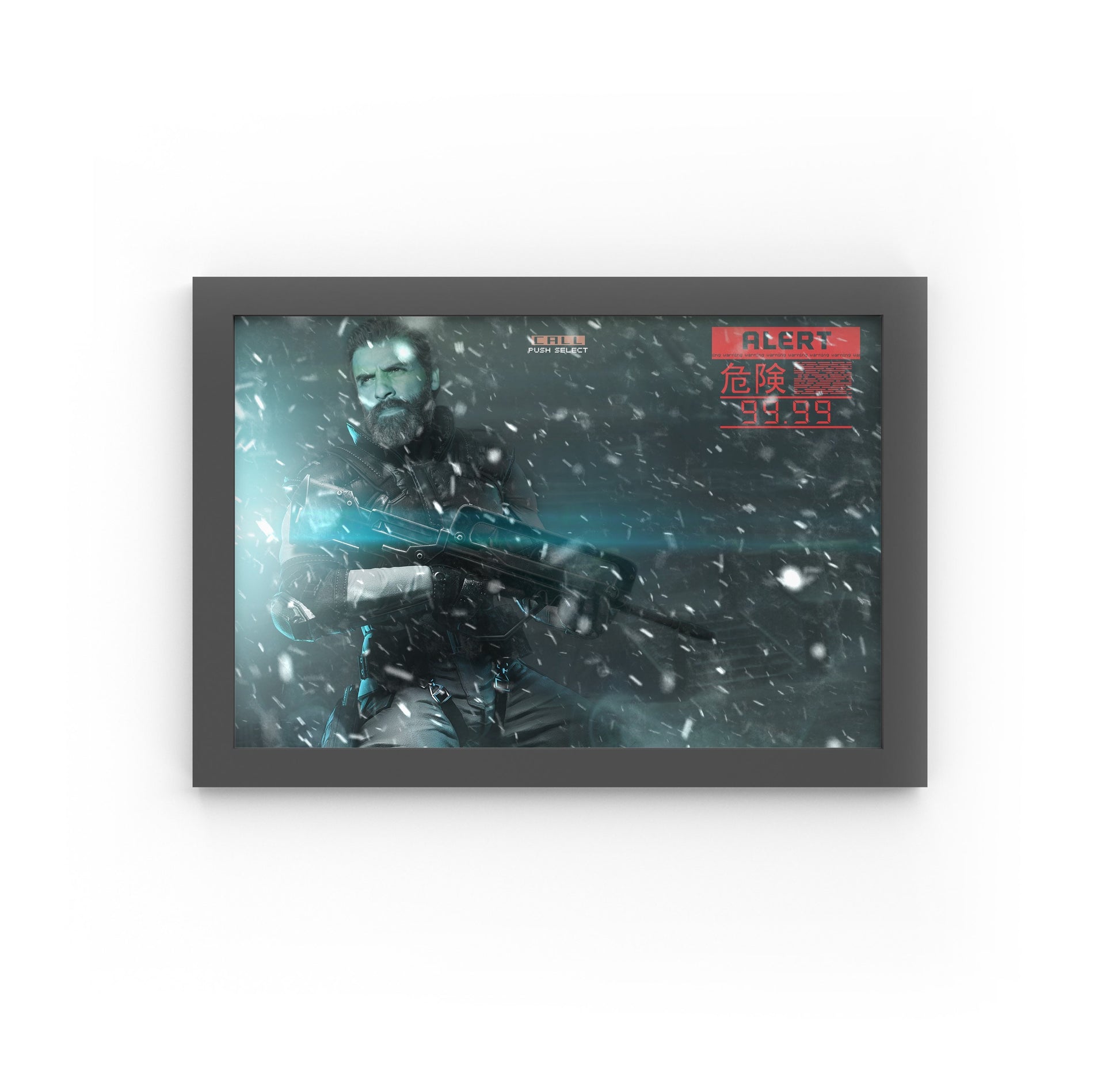 Metal Gear solid Shadow Moses poster print, Gaming, Game, Nostalgia