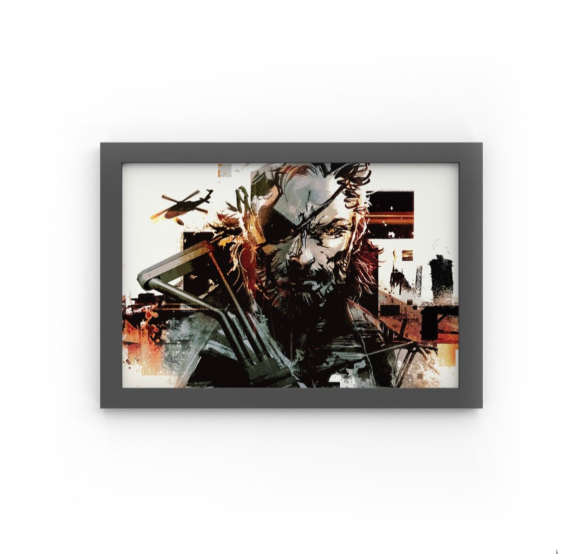 Metal Gear solid Big Boss poster print, Gaming, Game, Nostalgia