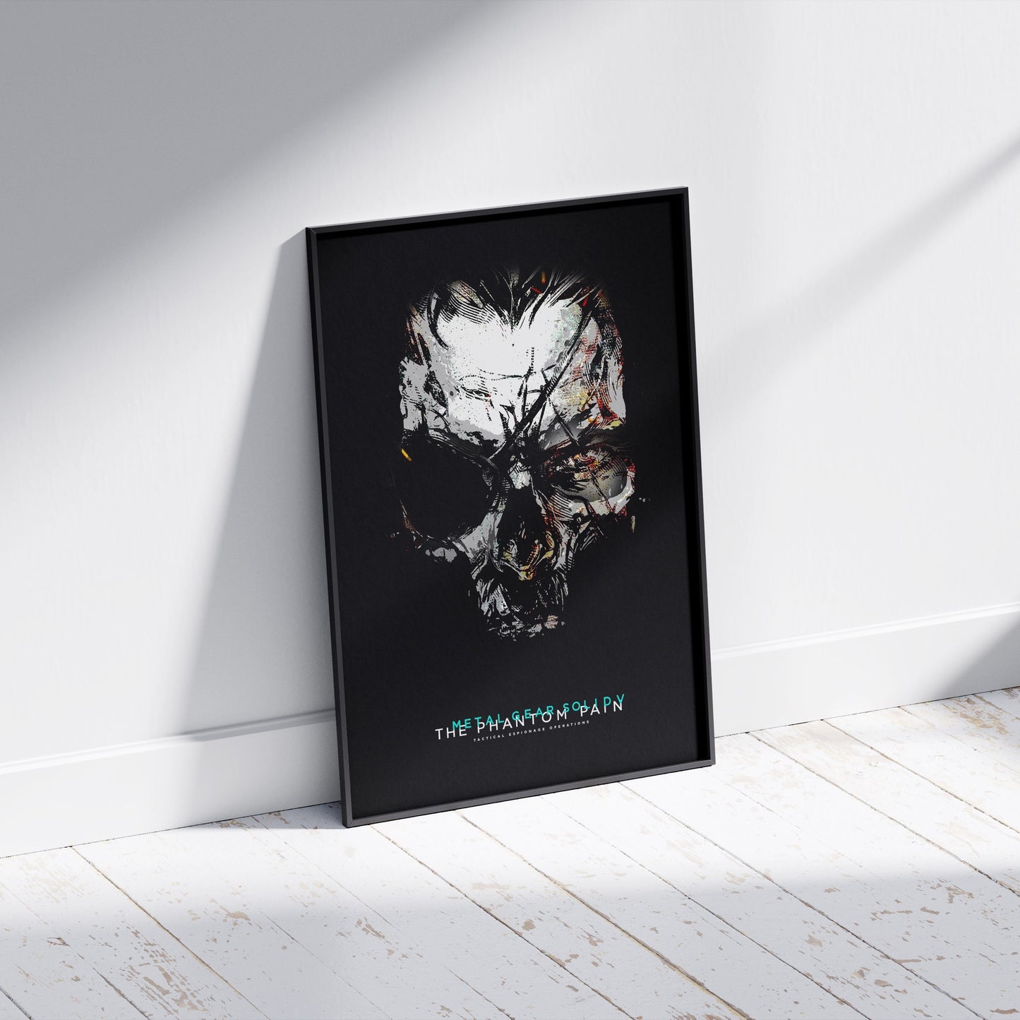 Metal Gear solid Skull poster print, Gaming, Game, Nostalgia