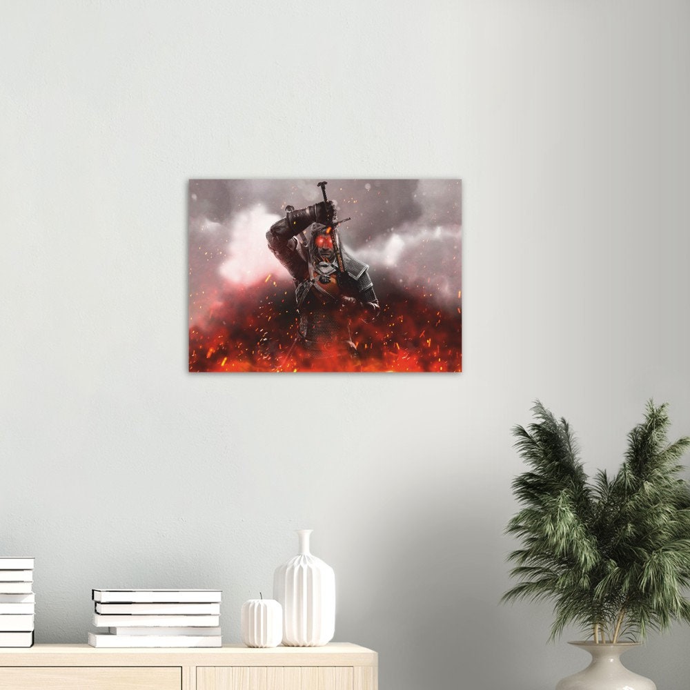 Super Witcher Crossover Poster Print, The Witcher, Superman, Henry Caville, Poster