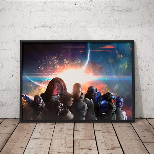 Mass Effect poster print, Gaming, Game