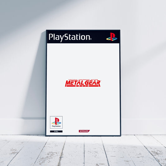 Metal Gear solid poster print, Gaming, Game, Nostalgia