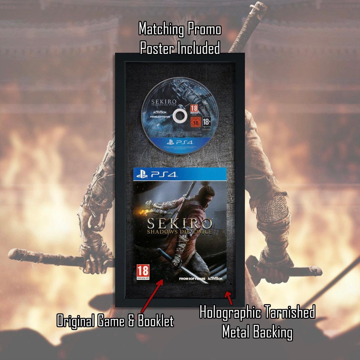 Sekiro Frame, Poster, Gaming, Game PS4, Playstation